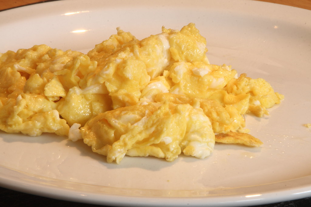 Making scrambled​ eggs